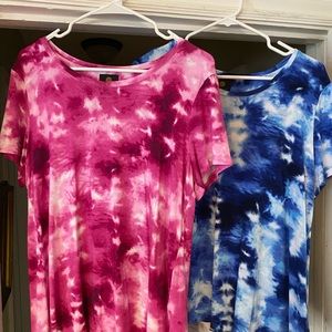 JM collection from Macy’s tie-dyed shirts petite large